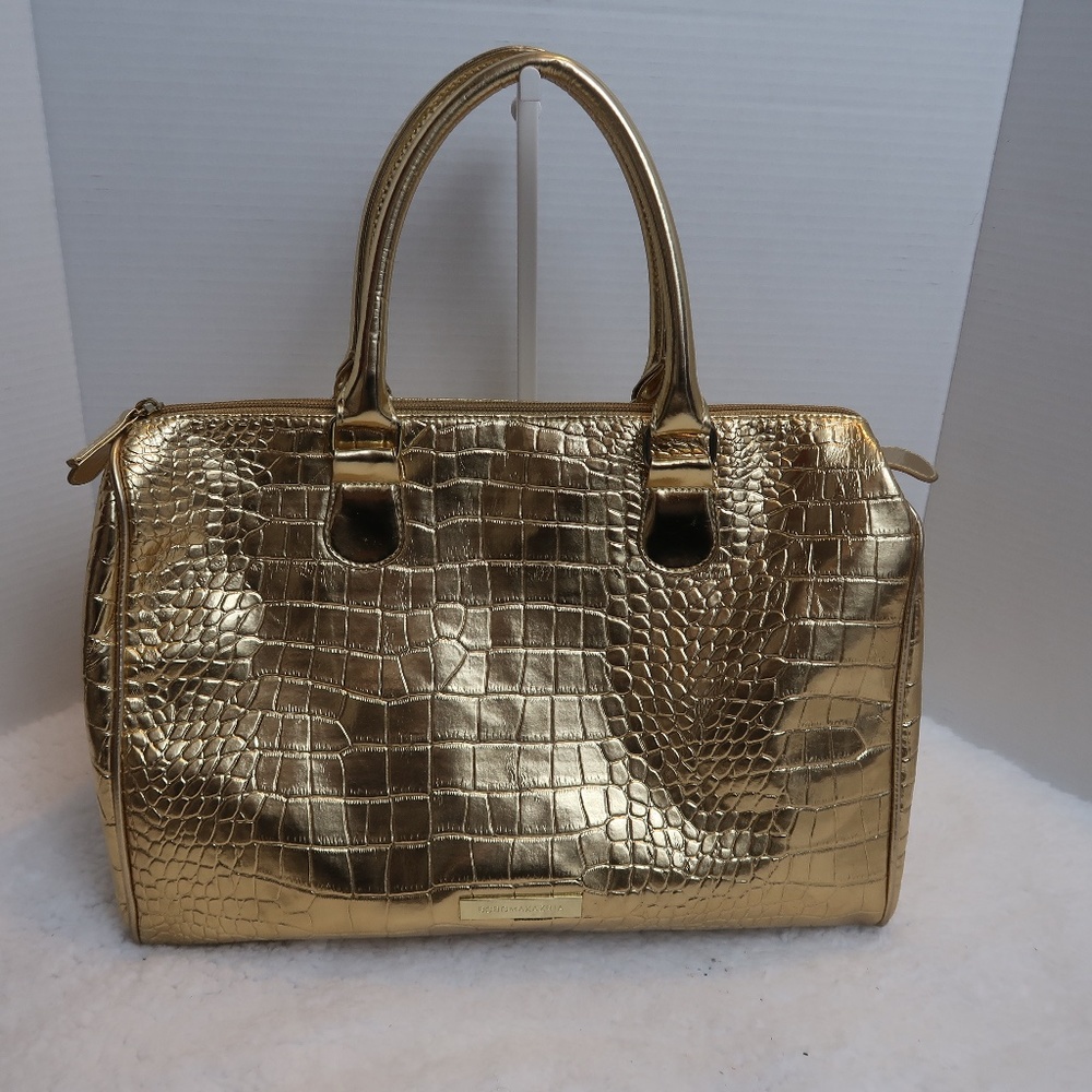 BCBG Max Azria Gold Bowling Bag